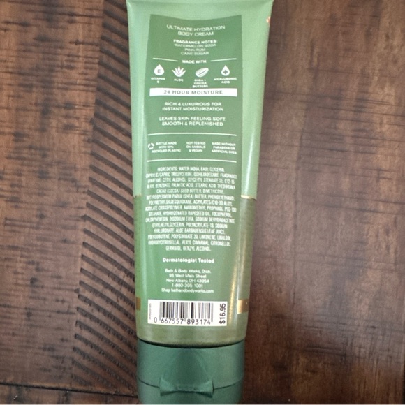 NEW Watermelon Mojito 8 oz Ultimate Hydration Body Cream Bath & Body Works - Picture 4 of 5